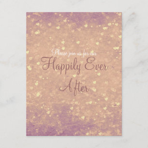 Invitation Coeurs étincelants