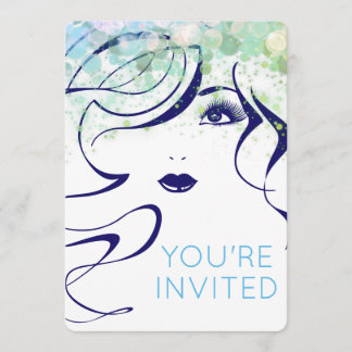 Invitation Coiffeur styliste salon de beauté ouvert