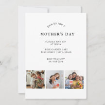 Collage Photo Floral Vintage pour la Fête des Mère