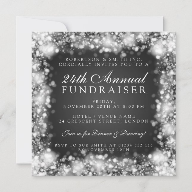 Invitation Collecte de fonds pour le Gala de la Fête de l'Arg (Devant)
