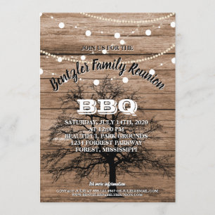 Invitation Collecte de l'arbre BBQ généalogique de la réunion