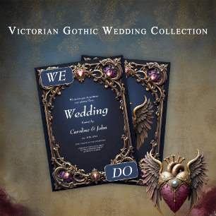 Invitation Collection de mariage gothique victorien