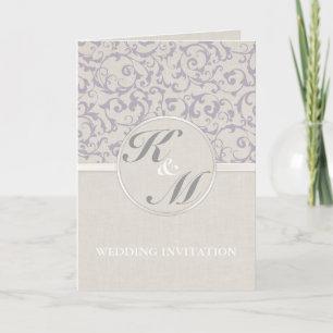 Invitation Collection de Mariages de lavande SmartElegance