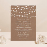 Collection de Mariages Rustic Kraft