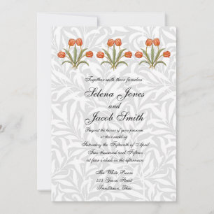 Invitation Collection de peinture vintage Tulip Morris