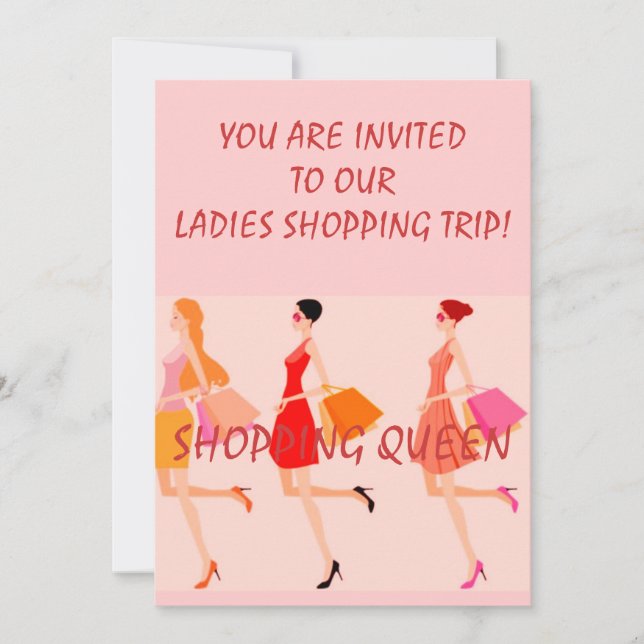 INVITATION COLLECTION DE REINE D'ACHATS (Devant)