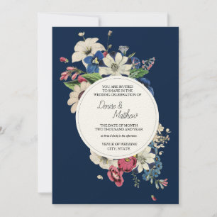 Invitation Collection éternelle en bleu nuit polaire