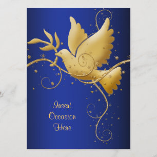 Invitation Colombe de paix