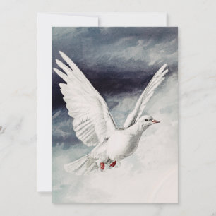 Invitation Colombe du Saint-Esprit Confirmation religieuse et