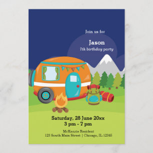 Invitation Colonie de vacances