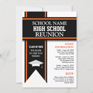 Invitation Colonnes de l'école Bannière Classe personnalisée 