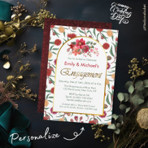 Coloré Bold Floral Blooms Engagement Party