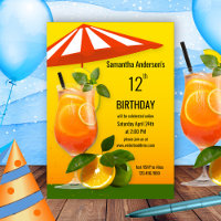 Coloré Sain Été Anniversaire Virtuel
