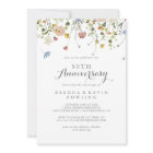 Colorful Dainty Wild 50e anniversaire Mariage