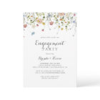 Colorful Dainty Wild Flowers Engagement Party