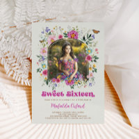 Colorful Fleur sauvage Sweet 16 Anniversaire Photo