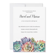 Colorful Mariage Succulent