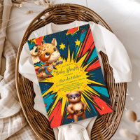 Comic Book Superhero Boy Baby shower