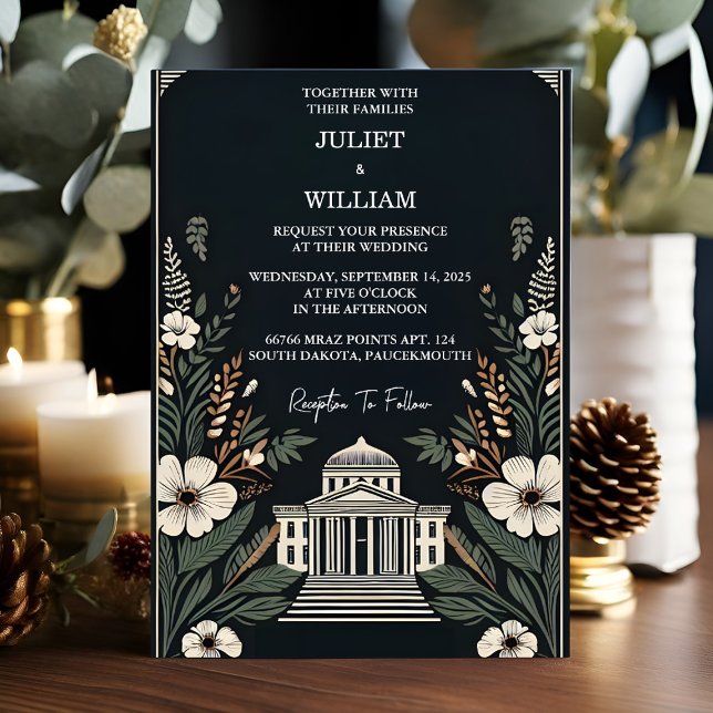 Invitation Comme Retro les années 70 80s Fast Bold Boho Court (Créateur téléchargé)