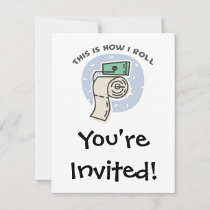 Invitation Comment faire rouler (Papier toilette)