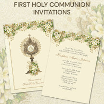 Communion catholique traditionnelle florale
