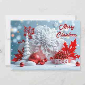 Invitation Composition Fleur d'Hiver