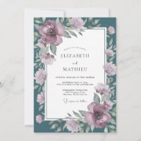 Composition Florale Mauve pour Mariage