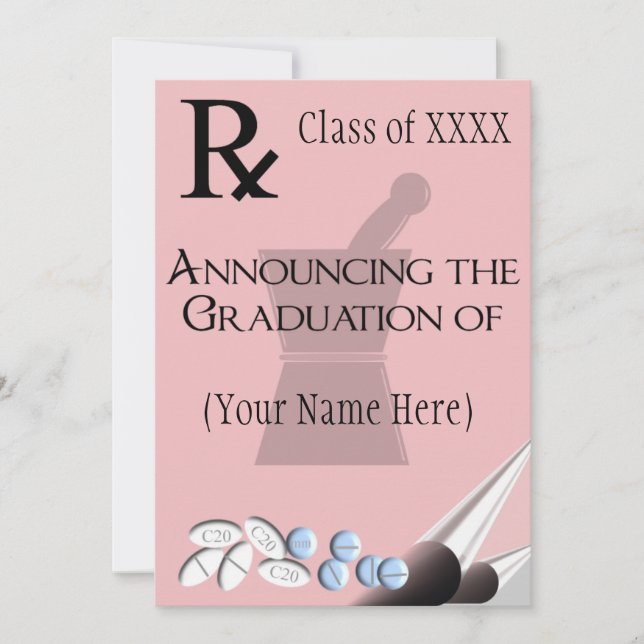 Invitation Conception 5 de protection de Rx d'invitations (Devant)