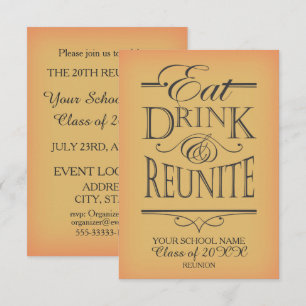 Invitation Conception de la réunion scolaire