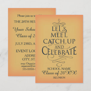 Invitation Conception de la réunion scolaire