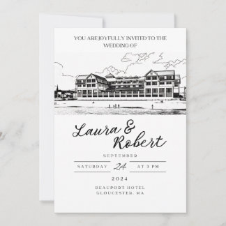 Invitation Conception de lieu personnalisé pour l'hôtel Beaup