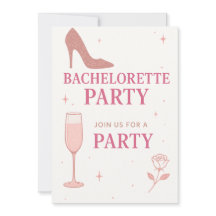 "Conception d'invitation de fête de bachelorette c