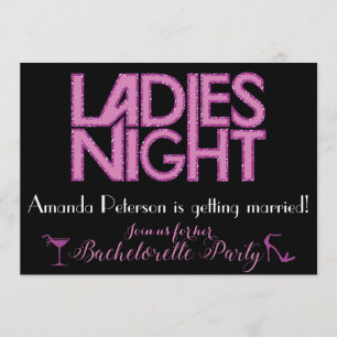 Invitation Conception d'invitation pour les dames