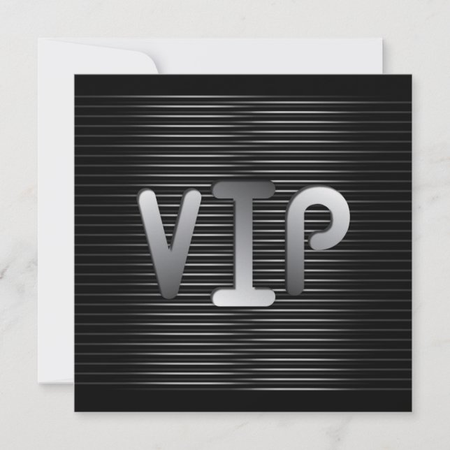 Invitation Conception d'invitation VIP (Devant)