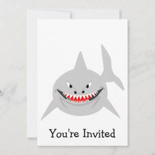 Invitation Conception du requin Toutes les occasions