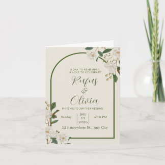 Invitation Conception élégante d'invitation de mariage - Pers