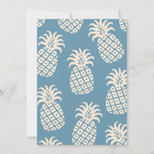 Invitation Conception tropicale de torsion d'ananas