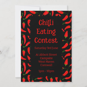 Invitation Concours d'alimentation chili