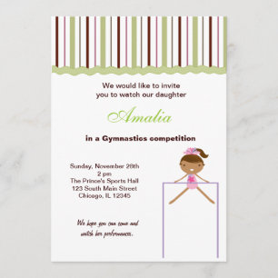 Invitation Concours de gymnastique