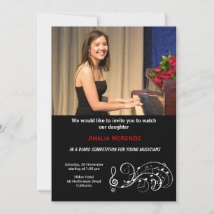 Invitation Concours de piano
