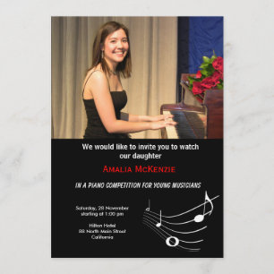 Invitation Concours de piano