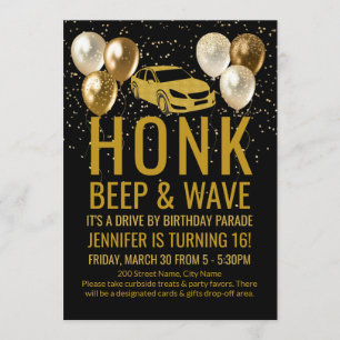 Invitation Conduite par Anniversaire