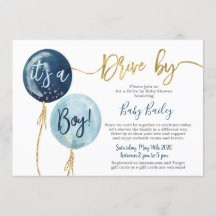 Invitation Conduite par Baby shower boy
