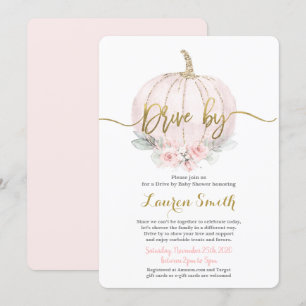 Invitation Conduite par Baby shower d'automne fille