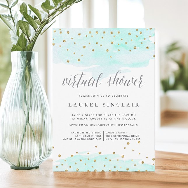 Invitation Confetti Pop | Bridal ou Baby shower virtuel (Créateur téléchargé)