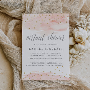 Invitation Confetti Pop   Bridal ou Baby shower virtuel