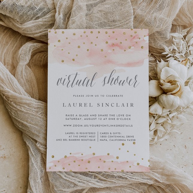 Invitation Confetti Pop | Bridal ou Baby shower virtuel (Créateur téléchargé)