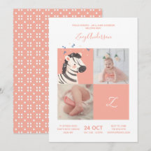 Confettis de Zèbre • Alphabet Monogramme Baby Show