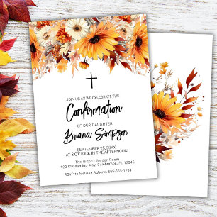 Invitation Confirmation de la floraison automnale