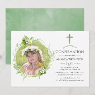 Invitation Confirmation de la verdure du pays